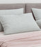 Zohome Kussensloop Lino - Kussenhoes van 50x50 cm - 1 stuk - 100% Katoen - Groen