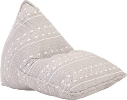 vidaXL - Zitzak - stof - patchwork - lichtbruin