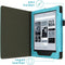 imoshion E-reader Hoesje - Geschikt voor Kobo Aura H2O - Vegan Leather Bookcase - Lichtblauw