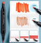 Frankie's Toys Twinmarkers - Alcohol Markers - 80 Kleuren - Dubbelzijdige Tip (80 stuks)