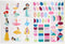 Disney - Kleurboek - Prinsessen met 200 stickers - Multi