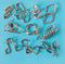 Eureka Metal Puzzle set - 10 Metal puzzles set - Blue (only available in display 52473355)