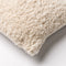 Dutch Decor CARLYN - Kussenhoes 30x50 cm – heerlijk zacht – met teddy krullen – Tofu – wit - met rits