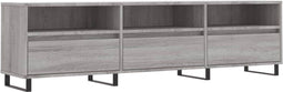 vidaXL - Tv-meubel - 150x30x44,5 - cm - bewerkt - hout - grijs - sonoma - eikenkleurig