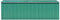 vidaXL - Tuinschuur - 257x580x181 - cm - metaal - groen