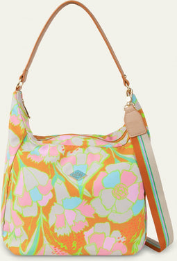 Oilily Mary - Schoudertas - Dames - Ritssluiting - Verstelbare Schouderband - Bruin - One size