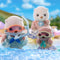 Sylvanian Families 5804 - Zeeotter zussen - Snorkelset met babyboot en snorkeluitrusting