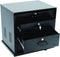 Omnitronic SR-19 - 19 inch rack 12 HE - Staal met wielen - Zwart