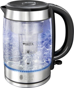 Russell Hobbs 20760-57 - Clarity BRITA waterfiltersysteem - Glazen Waterkoker 1 liter (1 stuk)