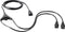Sygonix SY-5042698 Apparaat (koud) Y-kabel Zwart 2.35 m