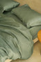 Sjumo Tencel Sateen Dekbedovertrek - 260x220 cm - Ademend Bacteriewerend - Sage Green (2 stuks)