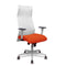 Bureaustoel Piqueras y Crespo 54BR65G Wit Donker oranje