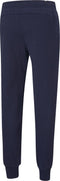 PUMA ESS Logo Pants FL cl - Heren Sweatpants - Geribbelde boorden - Donkerblauw - Maat XXL