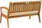 vidaXL - Ligbank - met - Kussens - 115x70x72 - cm - Massief - Acaciahout