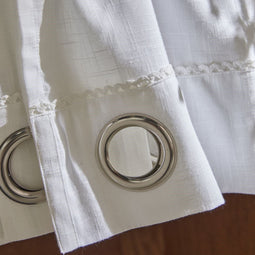 Voile gordijn - TODAY - CHARME - krijtstreep ringen - 140 x 240 cm