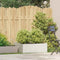vidaXL - Plantenbak - 80x80x30 - cm - staal - wit