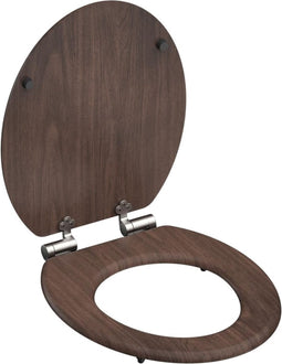 SCHÜTTE Toiletbril soft-close DARK WOOD MDF