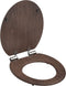 SCHÜTTE Toiletbril soft-close DARK WOOD MDF