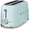 Smeg TSF02PGEU - Broodrooster - 1500W 2 sleuven 6 bruining-niveaus - Watergroen