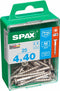 Spax Torx Houtschroef Platte kop - 4.0x40mm - T10 - 25 stuks