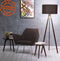 Alterego - GABY - Ronde nesttafels - Zwart - 50x50x45 cm