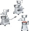 vidaXL - Hamburgerpersmachine - met - 500 - scheidingsbladen - 10 - cm - aluminium