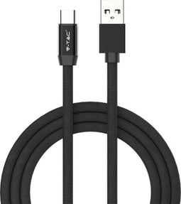 V-tac VT-5342 - Type-C naar USB kabel - 1 meter - zwart