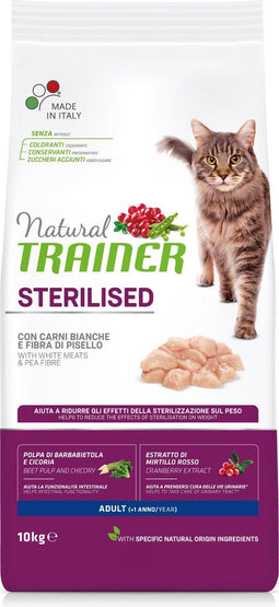 Natural Trainer - Sterilised White Meat Kattenvoer
