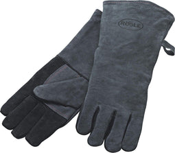 Rösle - BBQ/ Grill handschoenen - Leer - Zwart