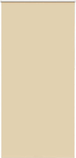 vidaXL - Rolgordijn - verduisterend - 105x230 - cm - stofbreedte - 100,7 - cm - beige