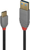 Lindy 36885 - USB 2.0 type C naar A - 0.50 m - Zwart