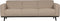 BePureHome Statement 3-Zits Bank - Boucle - Beige - 77x230x93