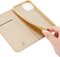 Dux Ducis - Pro serie slim wallet hoes - Geschikt voor iPhone 12 Pro Max - Goud