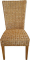 SVJ Eetkamerstoelen - 60x48x98 cm - Rotan - Lichtbruin - Set van 6