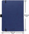 Dingbats A5+ Wildlife Blue Whale Notebook - Plain
