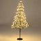 Coast Lichtboom Kunstboom - 120 cm - 800 Warm Witte LED-lampjes - Zwart