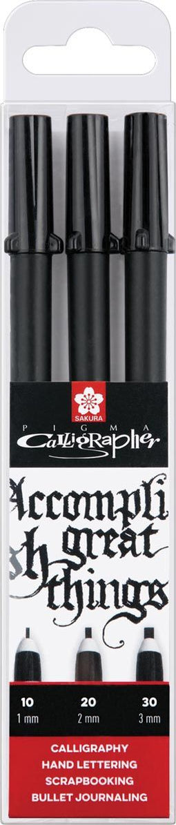 Sakura Pigma Calligrapher set, 3-delig 1, 2 en 3mm