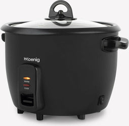 HKoeNIG ORYZA8 - Rijstkoker 1,8L - 700W - Antiaanbaklaag - Automatische uitschakeling - Antislipvoetjes - Warmhouden