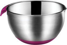 Metaltex - Mengkom 4,6L - Met Antislipbasis - Met Greep - Roestvrijstaal -Afmetingen 24x13 cm