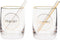 Riviera Maison Gin Tonic Glas - Le Club Gin & Tonic - Transparant - Set van 2 Stuks