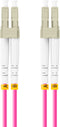 Lanberg FO-LULU-MD41-0050-VT - Slang OM4 - Duplex - Paars - 5 m