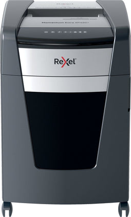 Rexel Momentum Extra XP420+ Ultrastille Papierversnipperaar voor Kantoor - P-4 Snippers - Vernietigt tot 20 Vellen - Zwart