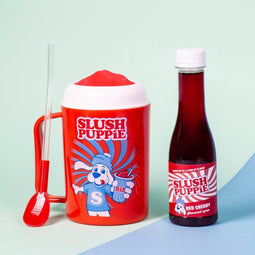 Fizzcreations Slush Puppie Beker En Siroop Set - Red Cherry