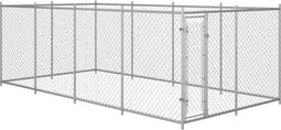 vidaXL - Hondenkennel - voor - buiten - 7,6x3,8x1,9 - m