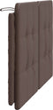 vidaXL - Hoofdbordkussen - 140 - cm - kunstleer - bruin