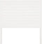 vidaXL - Hoofdbord - 96x4x100 - cm - massief - grenenhout - wit