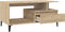 vidaXL - Salontafel - 90x49x45 - cm - bewerkt - hout - sonoma - eikenkleurig