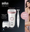 Braun Silk-épil 9 9-890 - Epilator - Micro-Grip pincettechnologie - Wit/Roségoud