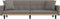 vidaXL - Slaapbank - met - kussens - stof - taupe