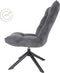 Fauteuil Dorus Adore Velvet - Dark Grey 10